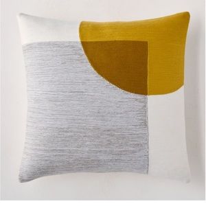 COPY - West elm crewel overlapping shapes pillow